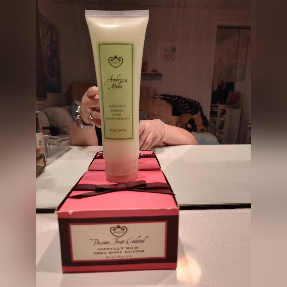 Ambrosia Melon Body Lotion & Passion Fruit Cocktail Body Butter